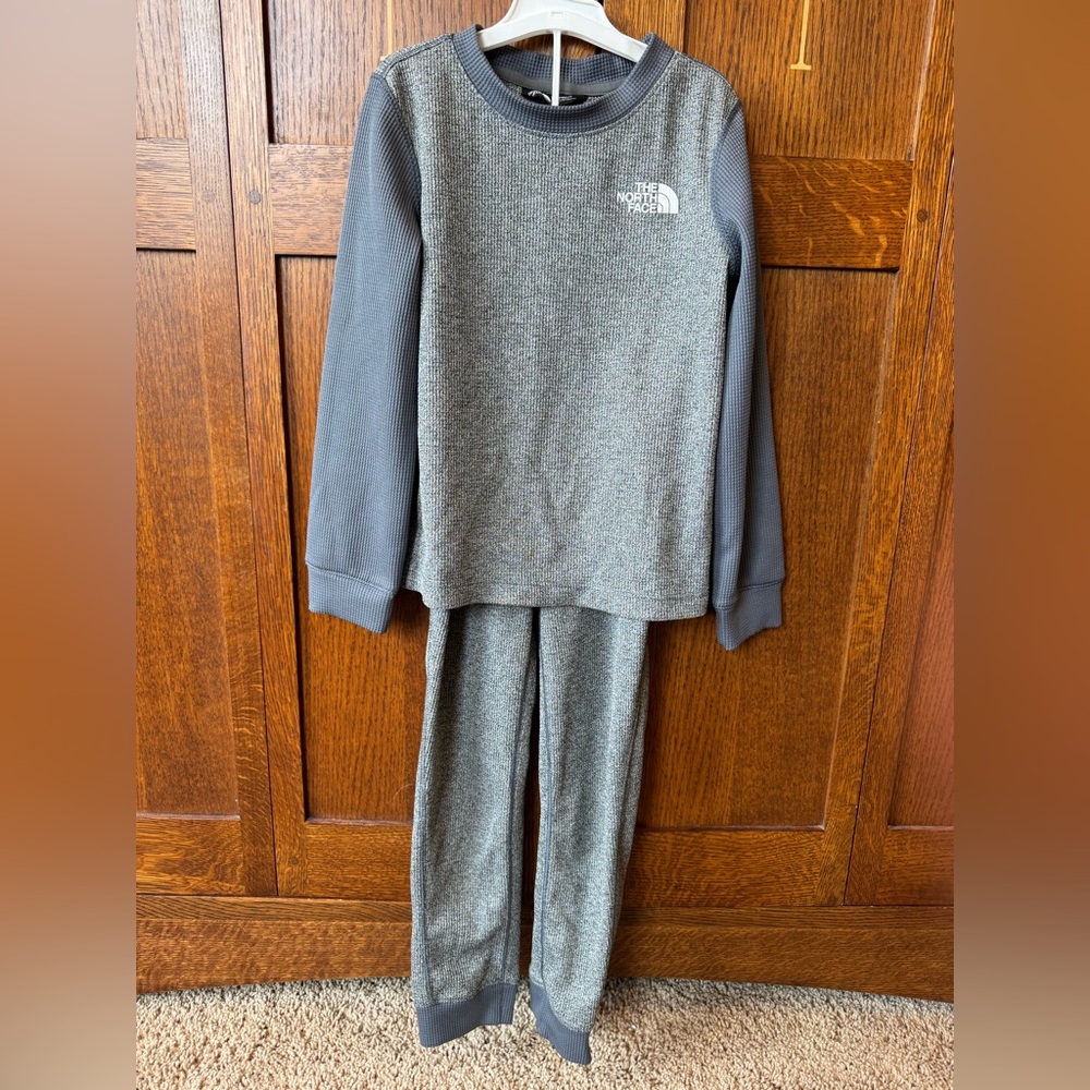 The North Face Kids' Gray Thermal Long underwear base layer Kids Size 6